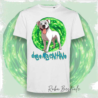 RICK &amp; MORTY T-Shirt - DOGO ARGENTINO