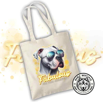 TOO FABULOUS shopper - DOGO ARGENTINO