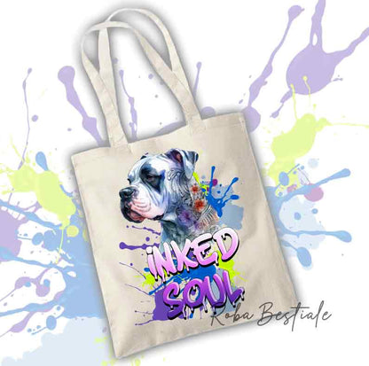 Shopper INKED SOUL - DOGO ARGENTINO