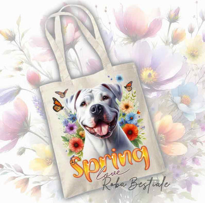 Tote Bag DOGO ARGENTINO - Collezione Spring Love