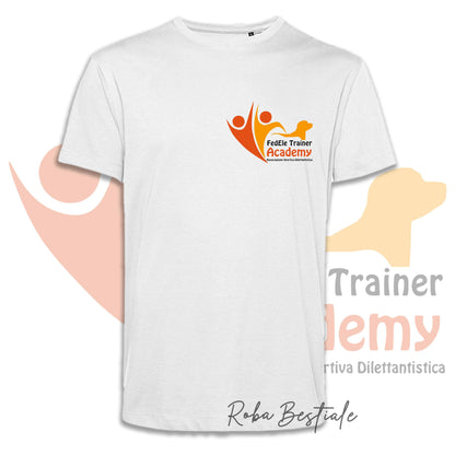 T-Shirt FEDELE Trainer Academy - Uomo o Donna, NERA, BIANCA o GRIGIA, dalla XS alla 5XL