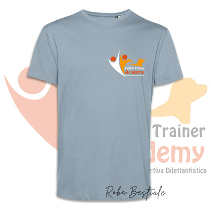 T-Shirt FEDELE Trainer Academy - Uomo o Donna, TONI DI BLU - Dalla XS alla 3XL