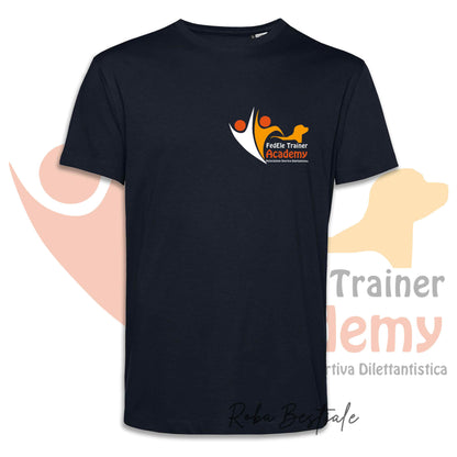 T-Shirt FEDELE Trainer Academy - Uomo o Donna, TONI DI BLU - Dalla XS alla 3XL