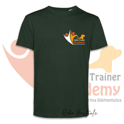 T-Shirt FEDELE Trainer Academy - Uomo o Donna - TONI DI VERDE E GIALLO - Dalla XS alla 3XL