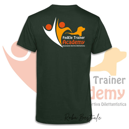 T-Shirt FEDELE Trainer Academy - Uomo o Donna - TONI DI VERDE E GIALLO - Dalla XS alla 3XL