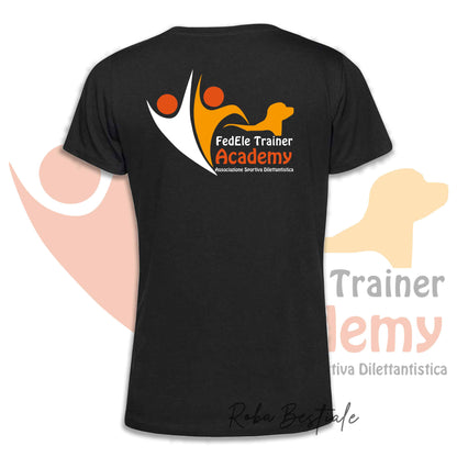 T-Shirt FEDELE Trainer Academy - Uomo o Donna, NERA, BIANCA o GRIGIA, dalla XS alla 5XL