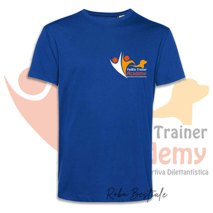 T-Shirt FEDELE Trainer Academy - Uomo o Donna, TONI DI BLU - Dalla XS alla 3XL