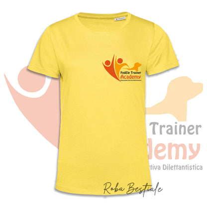 T-Shirt FEDELE Trainer Academy - Uomo o Donna - TONI DI VERDE E GIALLO - Dalla XS alla 3XL