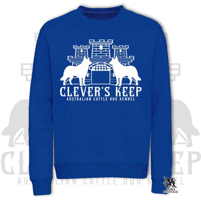CLEVER'S KEEP Sweatshirt - WHITE print - Crewneck, Unisex, in many colors! - from XS to 3XL