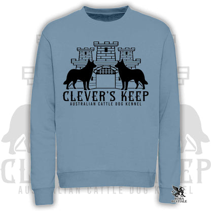CLEVER'S KEEP Sweatshirt - BLACK print - Crew neck, Unisex, in many colors! - from XS to 3XL