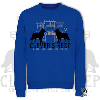 CLEVER'S KEEP Sweatshirt - BLACK print - Crew neck, Unisex, in many colors! - from XS to 3XL