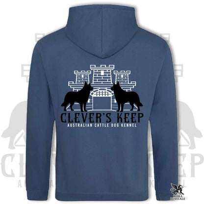 CLEVER'S KEEP Hoodie - BLACK Details - With Hood and Large Pockets, Unisex, in Many Colors! - from XS to 5XL