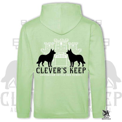 CLEVER'S KEEP Hoodie - BLACK Details - With Hood and Large Pockets, Unisex, in Many Colors! - from XS to 5XL