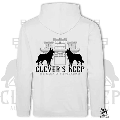 CLEVER'S KEEP Hoodie - BLACK Details - With Hood and Large Pockets, Unisex, in Many Colors! - from XS to 5XL