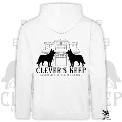 CLEVER'S KEEP Hoodie - BLACK Details - With Hood and Large Pockets, Unisex, in Many Colors! - from XS to 5XL