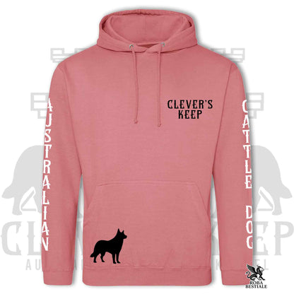 CLEVER'S KEEP Hoodie - BLACK Details - With Hood and Large Pockets, Unisex, in Many Colors! - from XS to 5XL