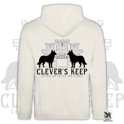 CLEVER'S KEEP Hoodie - BLACK Details - With Hood and Large Pockets, Unisex, in Many Colors! - from XS to 5XL