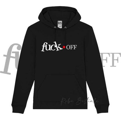 Felpa FU**K OFF - SETTER INGLESE Orange Belton - Unisex - Nera o Grigia - dalla XS alla 3XL