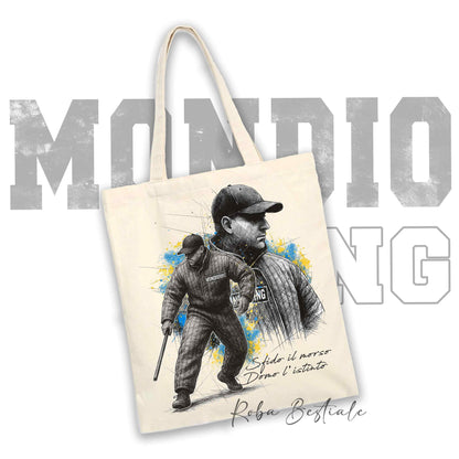 Shopper FIGURANTE 1 - MONDIORING - Diversi colori disponibili, 100% Cotone