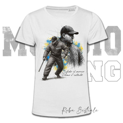 T-Shirt FIGURANTE 1 - MONDIORING - Bianca, Uomo o Donna - dalla XS alla 5XL