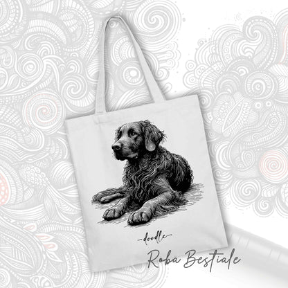 Shopper DOODLE Elegance - FLAT COATED RETRIEVER