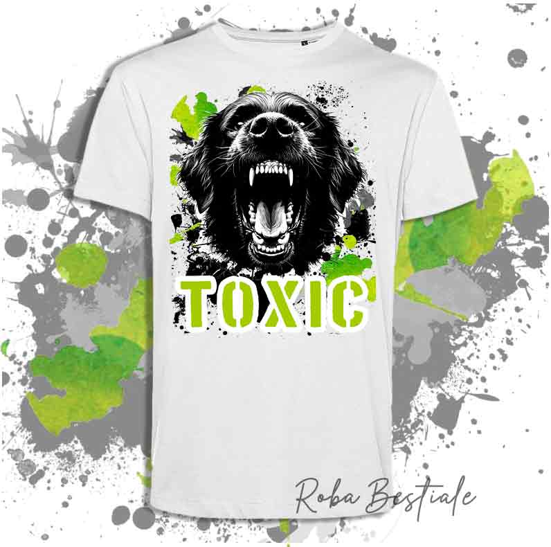 T-Shirt TOXIC - FLAT COATED RETRIEVER