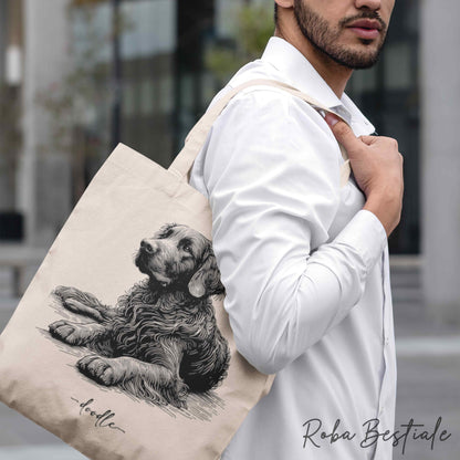Shopper DOODLE Elegance - FLAT COATED RETRIEVER
