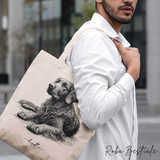 Shopper DOODLE Elegance - FLAT COATED RETRIEVER