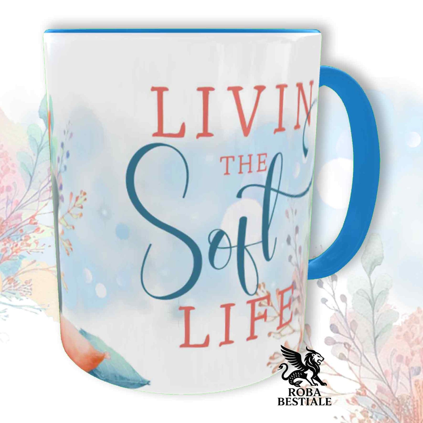 Tazza SOFT LIFE - FLAT COATED RETRIEVER Nero - In Ceramica, colore a scelta - 330 ml