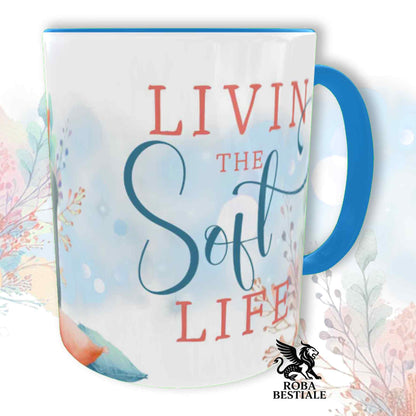 Tazza SOFT LIFE - FLAT COATED RETRIEVER Nero - In Ceramica, colore a scelta - 330 ml