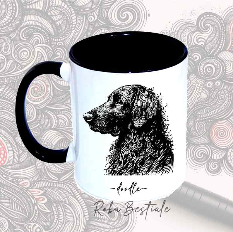 Tazza DOODLE - FLAT COATED RETRIEVER