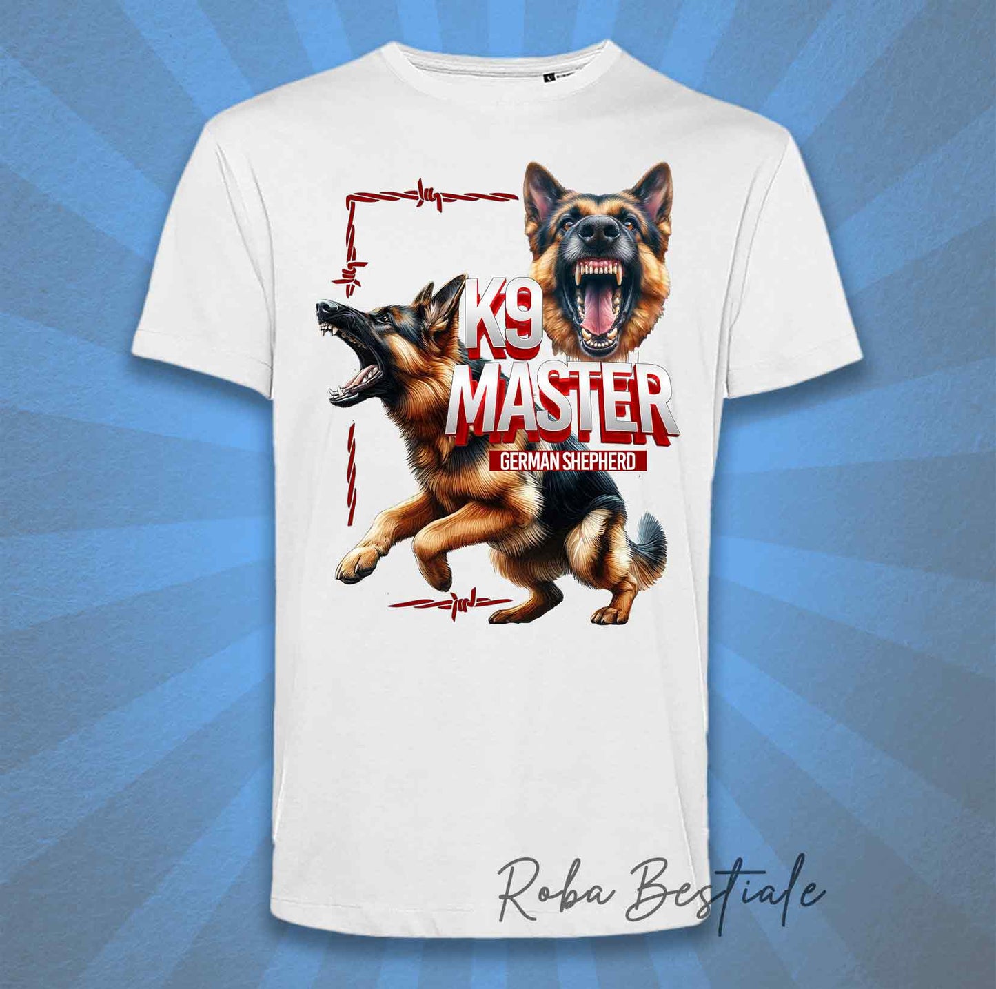 T-Shirt K9 MASTER - GERMAN SHEPHERD