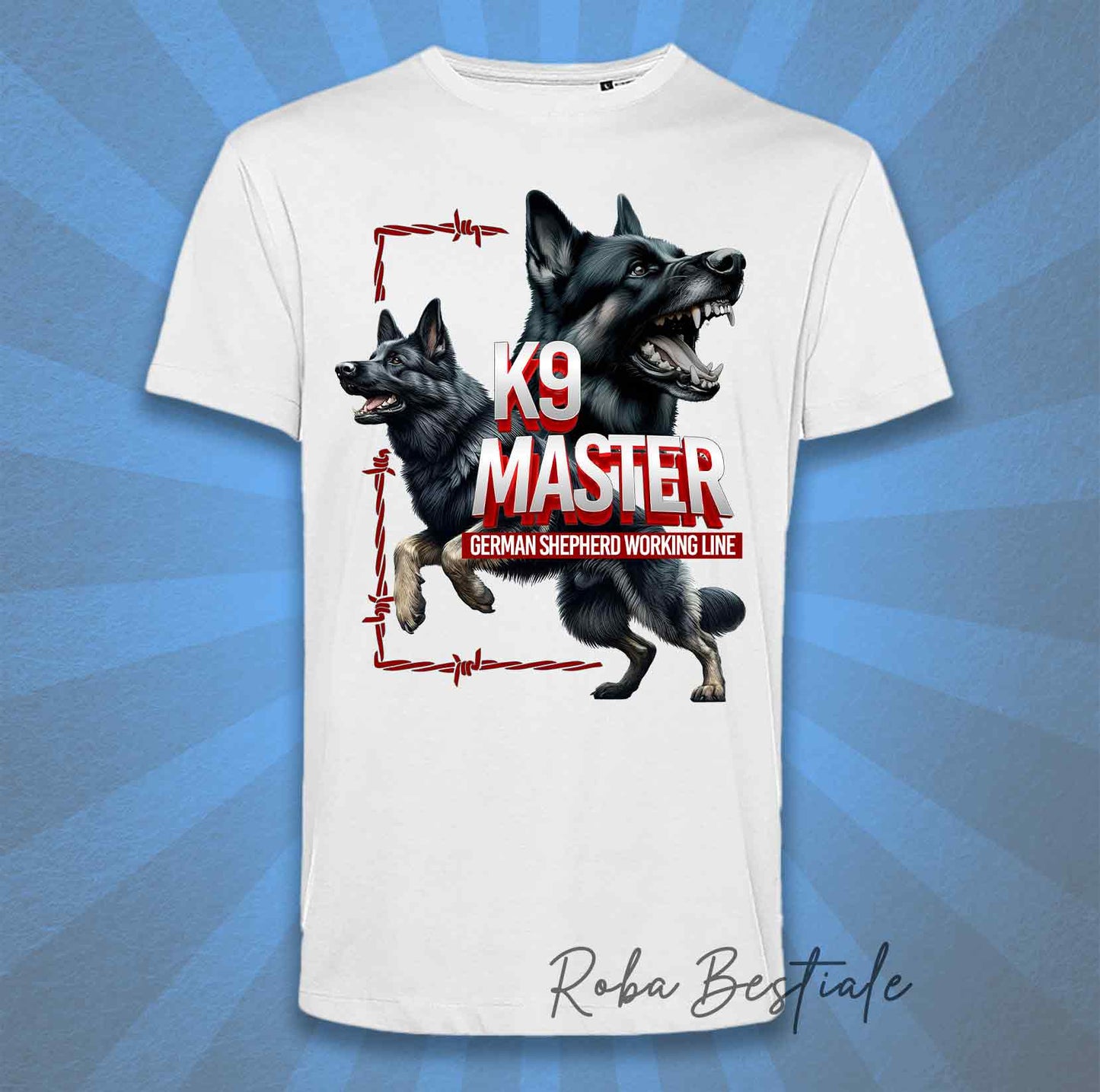 T-Shirt K9 MASTER - GERMAN SHEPHERD WORKING LINE