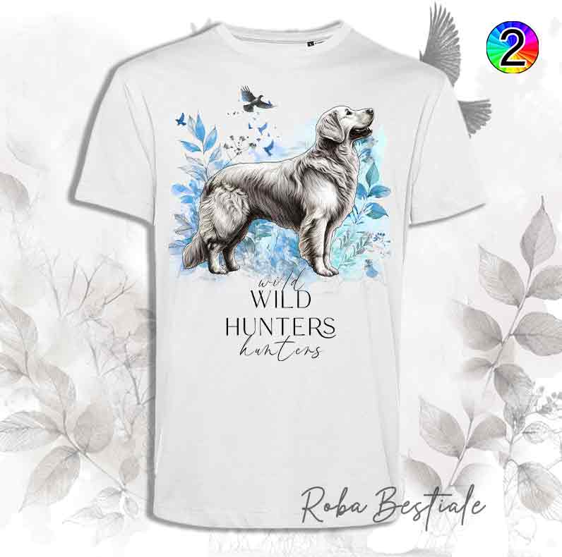 T-Shirt WILD HUNTERS - GOLDEN RETRIEVER