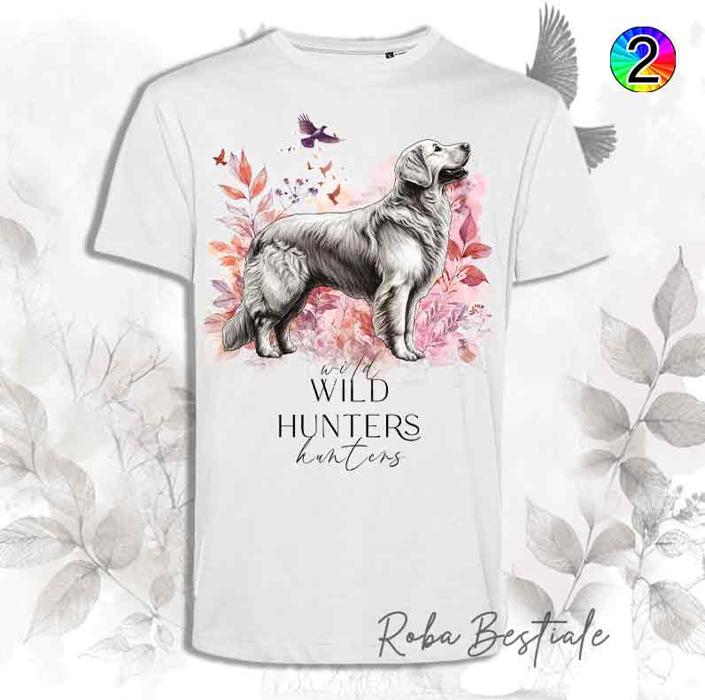 T-Shirt WILD HUNTERS - GOLDEN RETRIEVER