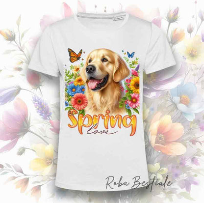 SPRING LOVE T-Shirt - GOLDEN RETRIEVER