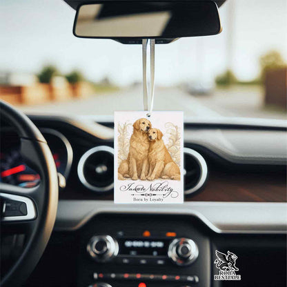 Profumatore NOBILITY - GOLDEN RETRIEVER - In Feltro, con cordino - 7,5 x 10 cm