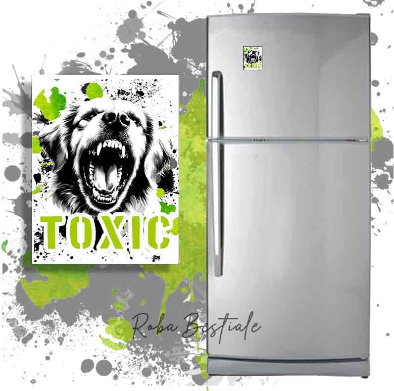TOXIC magnet - GOLDEN RETRIEVER
