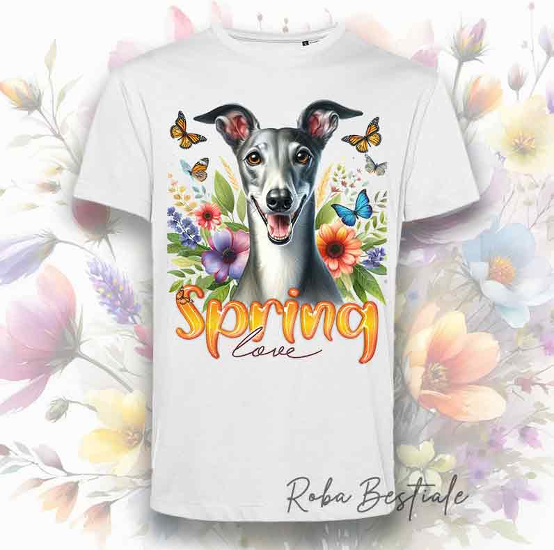 T-Shirt SPRING LOVE - GREYHOUND