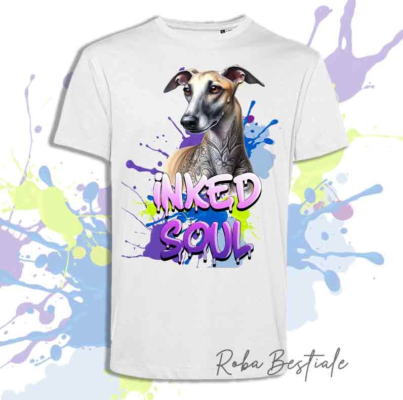 T-Shirt INKED SOUL - GREYHOUND Fulvo