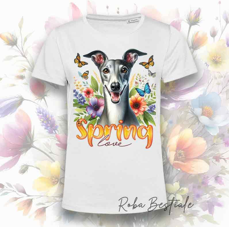 T-Shirt SPRING LOVE - GREYHOUND