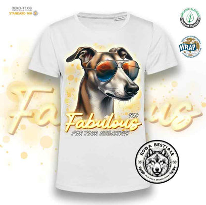 T-Shirt TOO FABULOUS - GREYHOUND