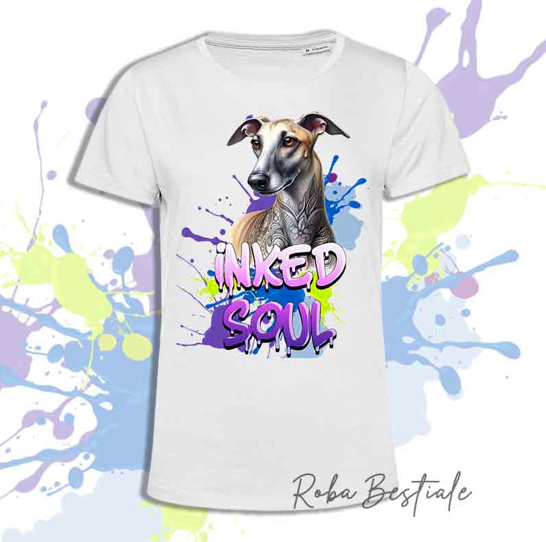 T-Shirt INKED SOUL - GREYHOUND Fulvo