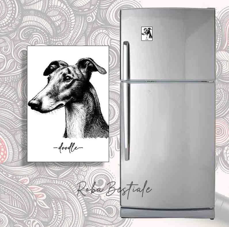 Magnete DOODLE - GREYHOUND