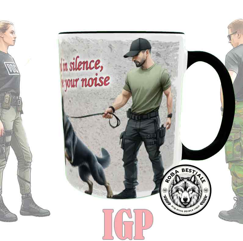 Tazza IGP 2 - PASTORE TEDESCO "GRIGIONE"
