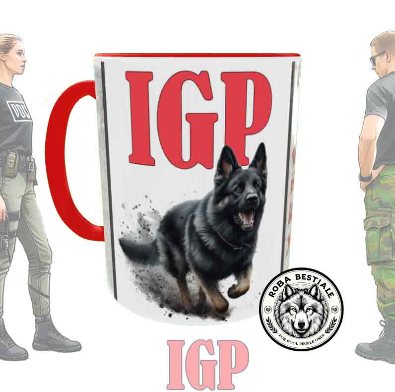 Tazza IGP 1 - PASTORE TEDESCO "GRIGIONE"