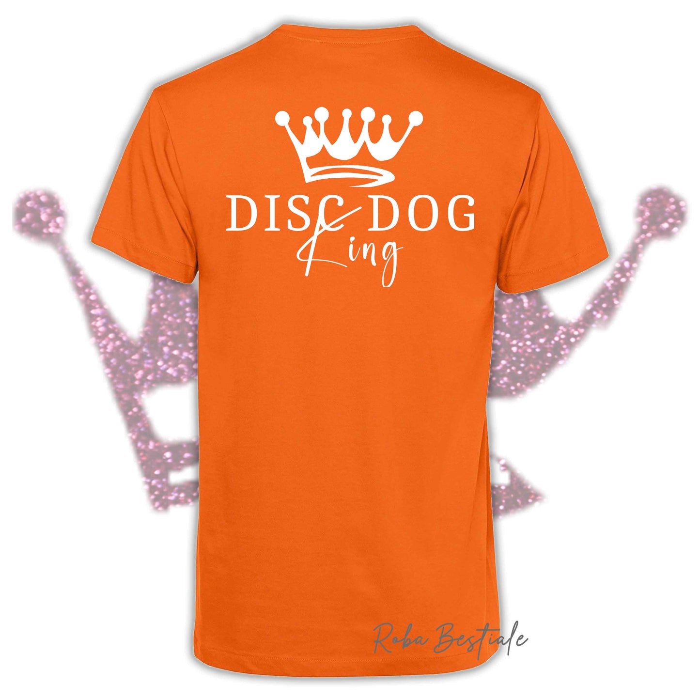 T-Shirt HRH - DISC DOG KING - Uomo, disponibile in tanti colori - dalla XS alla 5XL