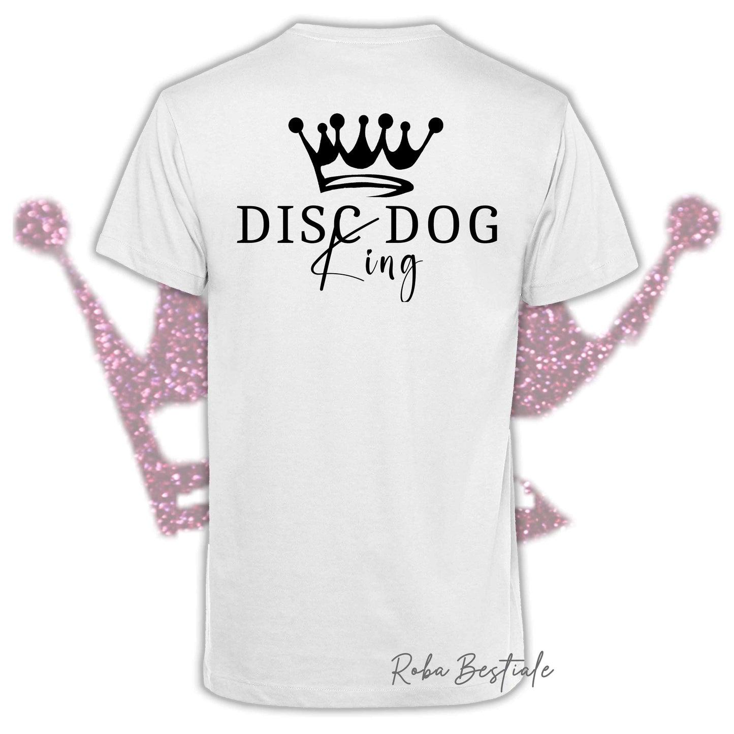 T-Shirt HRH - DISC DOG KING - Uomo, disponibile in tanti colori - dalla XS alla 5XL