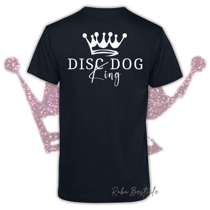 T-Shirt HRH - DISC DOG KING - Uomo, disponibile in tanti colori - dalla XS alla 5XL