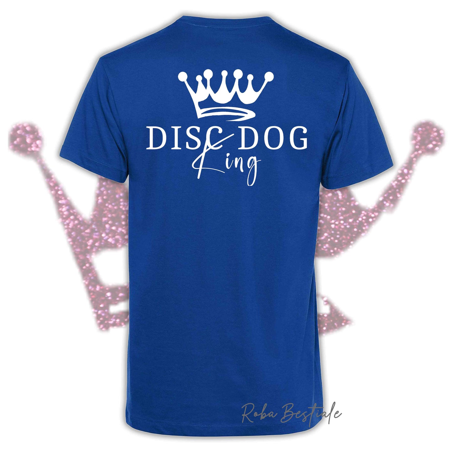 T-Shirt HRH - DISC DOG KING - Uomo, disponibile in tanti colori - dalla XS alla 5XL